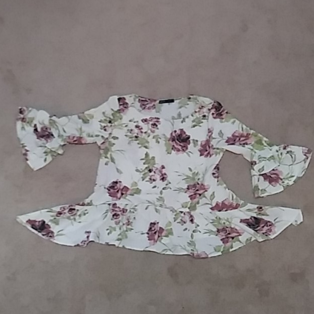 Gibson Girl Floral Blouse